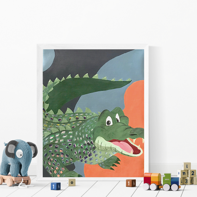 Crocodile Rock – AJ Lawson - Original Australian Art