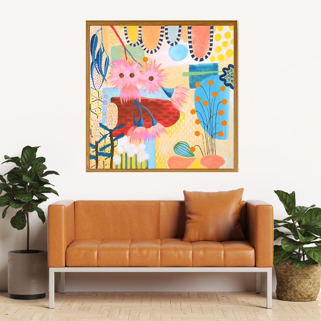 Pink Gum - AJ Lawson - Original Australian Art
