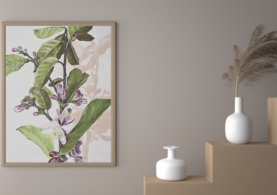 Magnolia & Lemon V – AJ Lawson - Original Australian Art